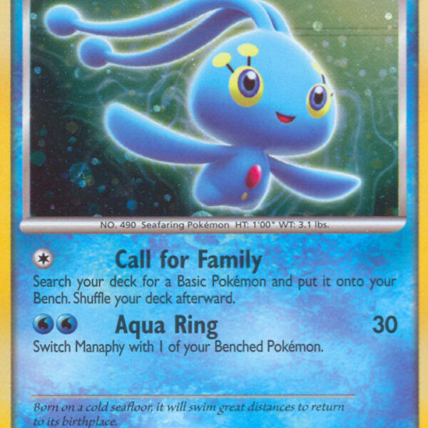 Manaphy Pokemon Kaart