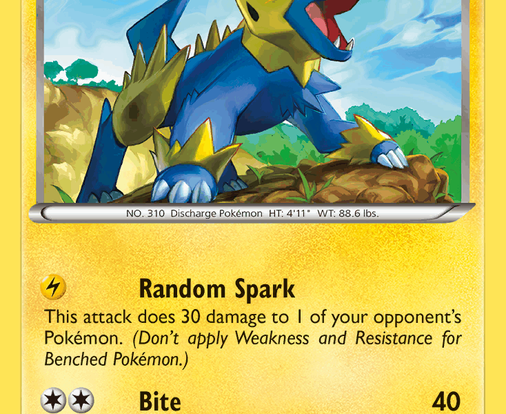 Manectric Pokemon Kaart