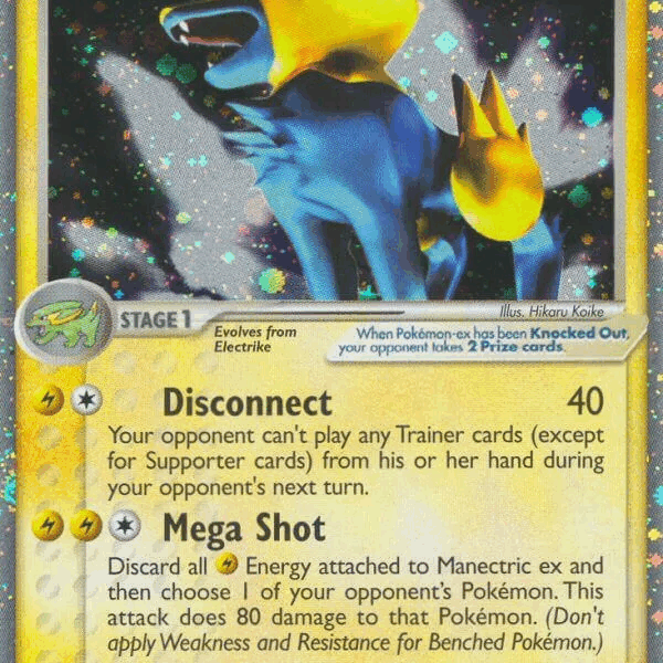 Manectric ex Pokemon Kaart