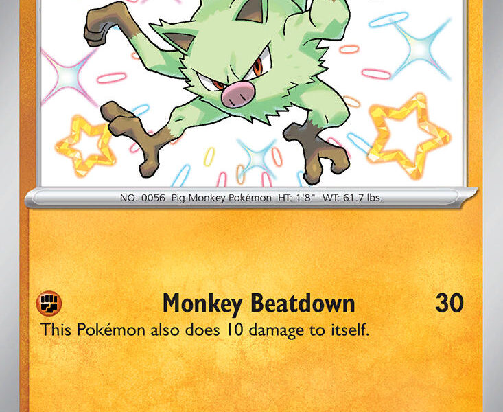 Mankey Pokemon Kaart