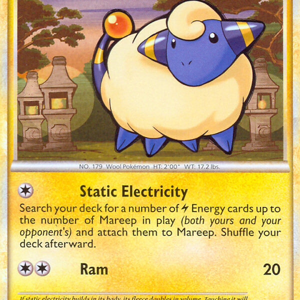 Mareep Pokemon Kaart