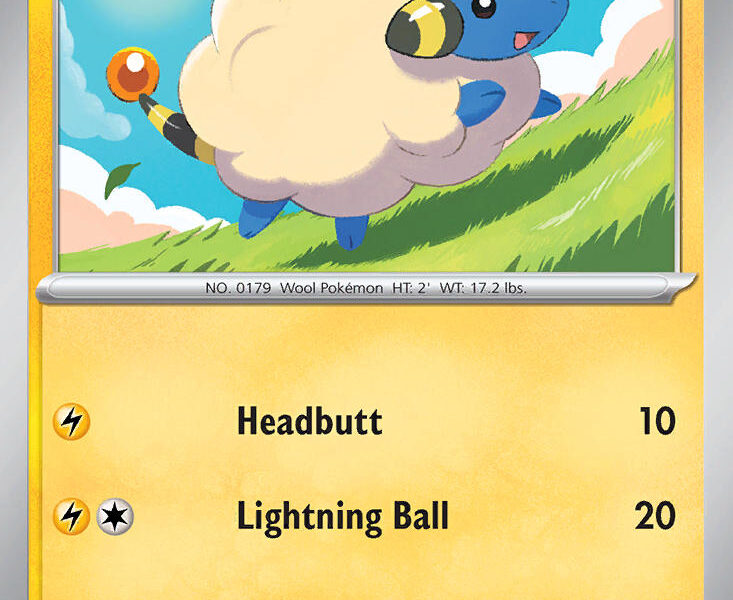 Mareep Pokemon Kaart