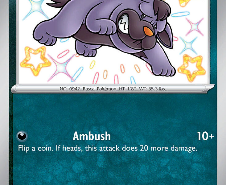 Maschiff Pokemon Kaart