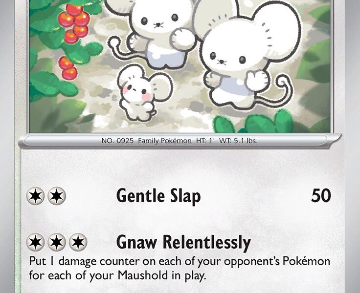 Maushold Pokemon Kaart