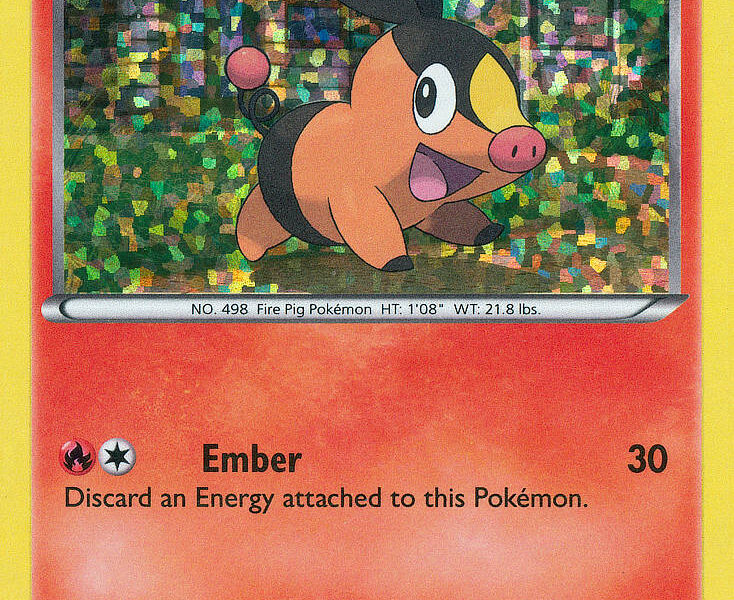 Tepig Pokemon Kaart