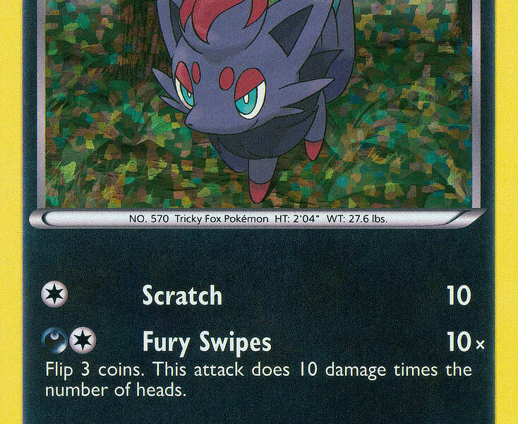 Zorua Pokemon Kaart