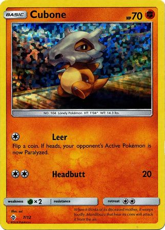 Cubone Pokemon Kaart