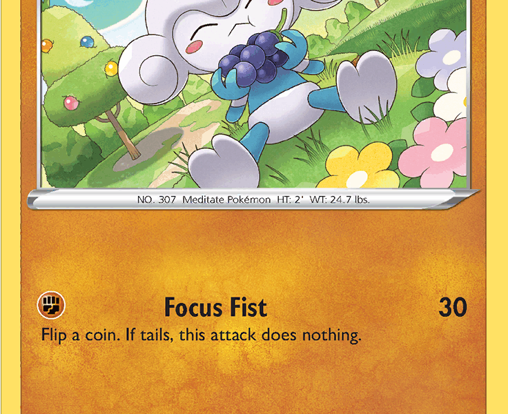Meditite Pokemon Kaart