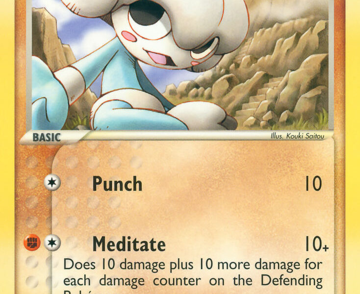 Meditite Pokemon Kaart