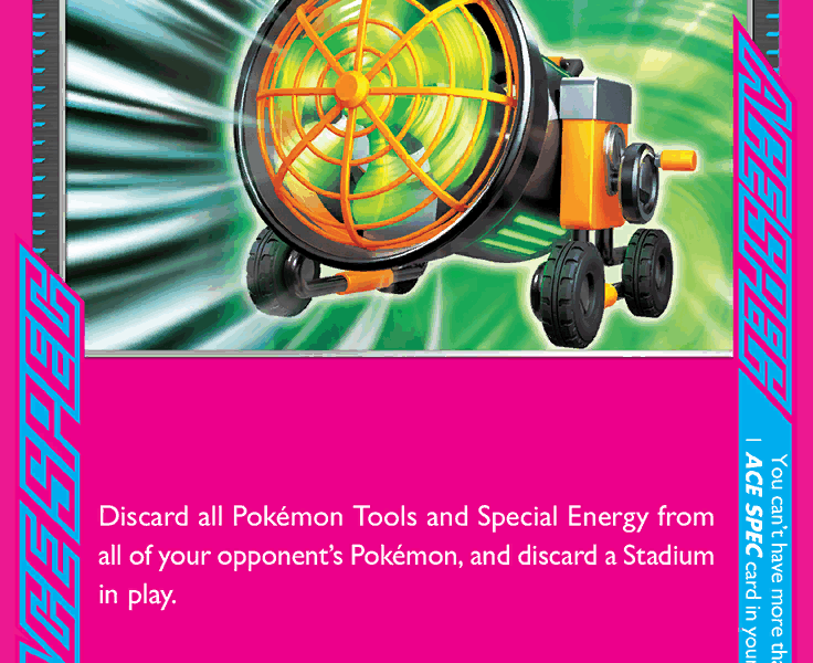 Megaton Blower Pokemon Kaart