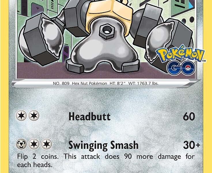Melmetal Pokemon Kaart