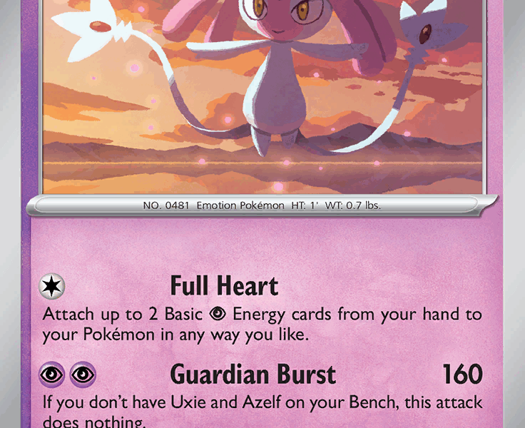 Mesprit Pokemon Kaart