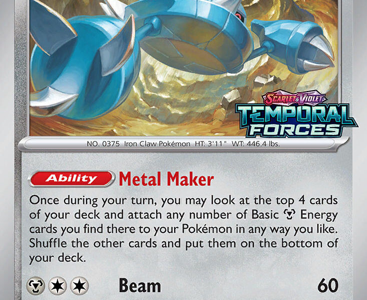 Metang Pokemon Kaart