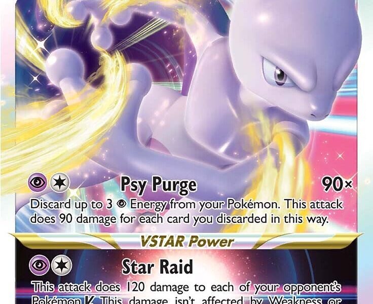 Mewtwo VSTAR Pokemon Kaart
