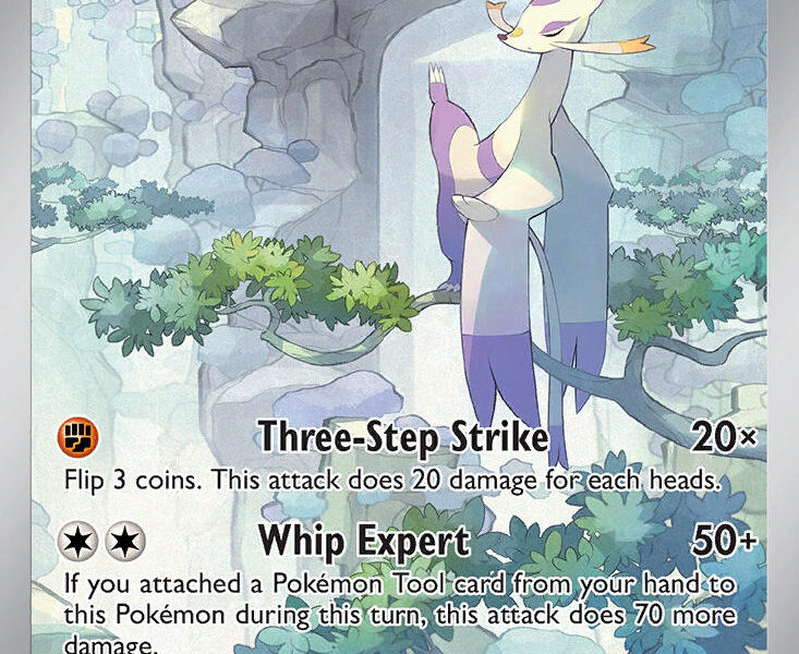 Mienshao Pokemon Kaart