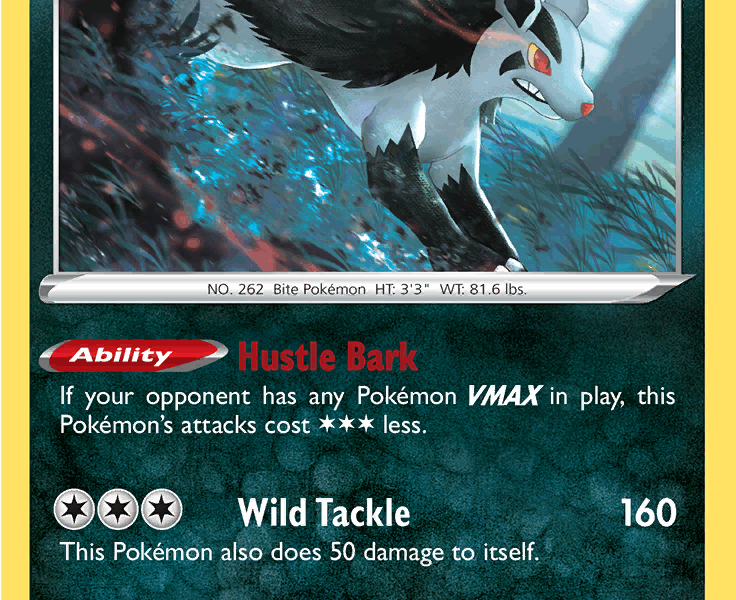 Mightyena Pokemon Kaart