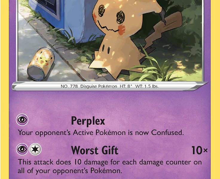 Mimikyu Pokemon Kaart