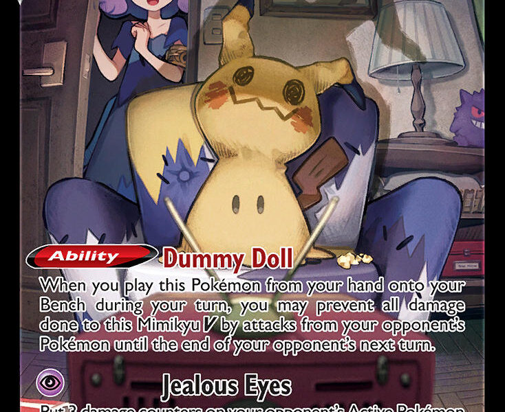 Mimikyu V Pokemon Kaart