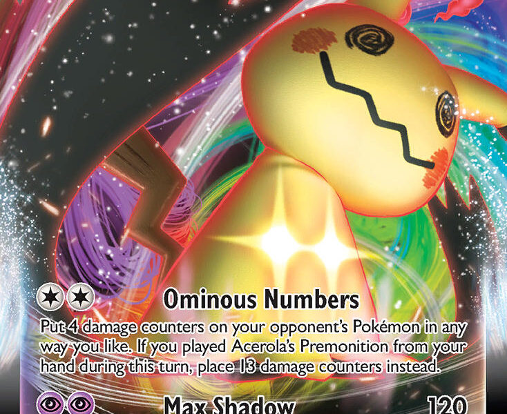 Mimikyu VMAX Pokemon Kaart
