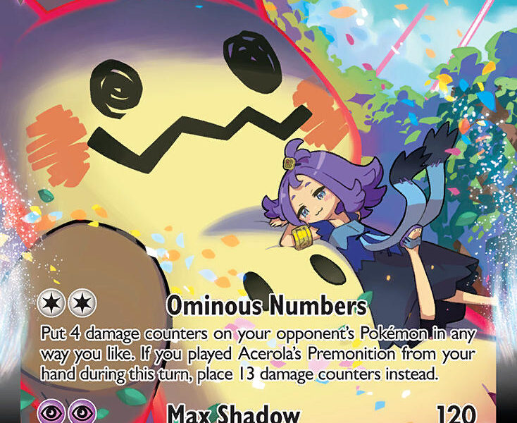 Mimikyu VMAX Pokemon Kaart