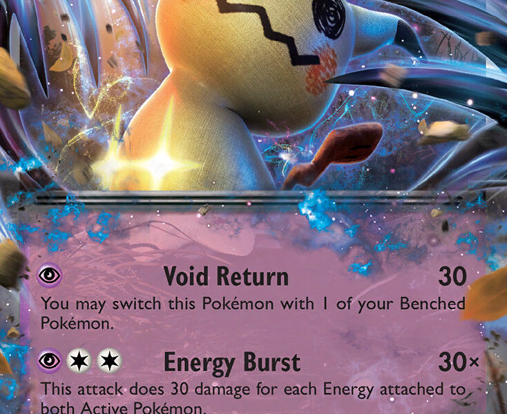Mimikyu ex Pokemon Kaart
