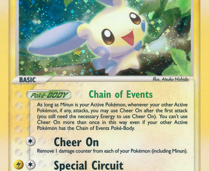 Minun Pokemon Kaart