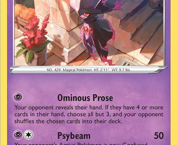 Mismagius Pokemon Kaart