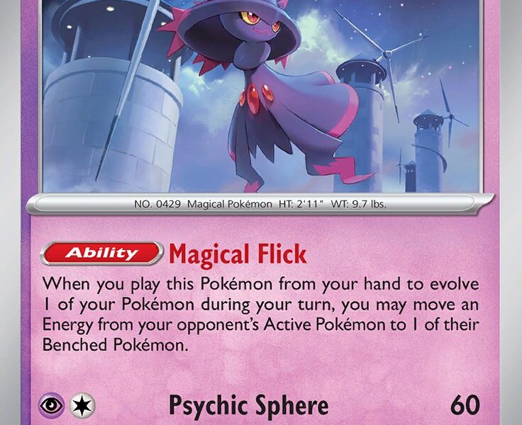 Mismagius Pokemon Kaart