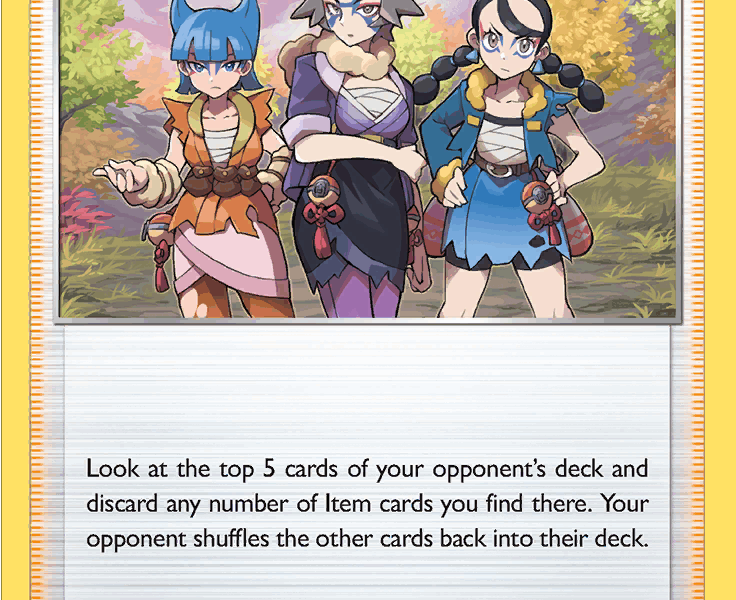Miss Fortune Sisters Pokemon Kaart