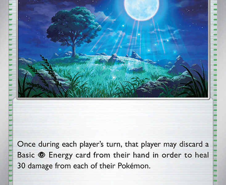 Moonlit Hill Pokemon Kaart