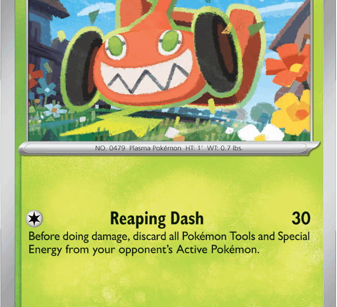 Mow Rotom Pokemon Kaart