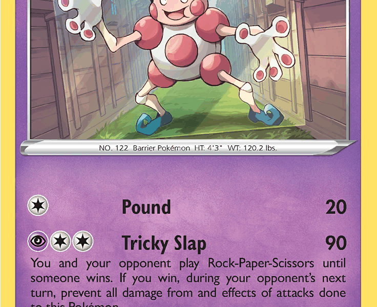 Mr. Mime Pokemon Kaart
