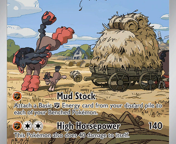 Mudsdale Pokemon Kaart