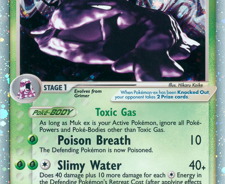 Muk ex Pokemon Kaart