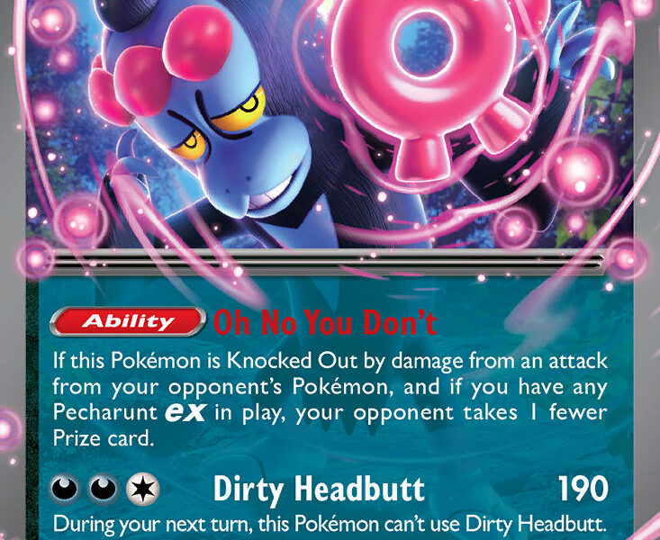 Munkidori ex Pokemon Kaart