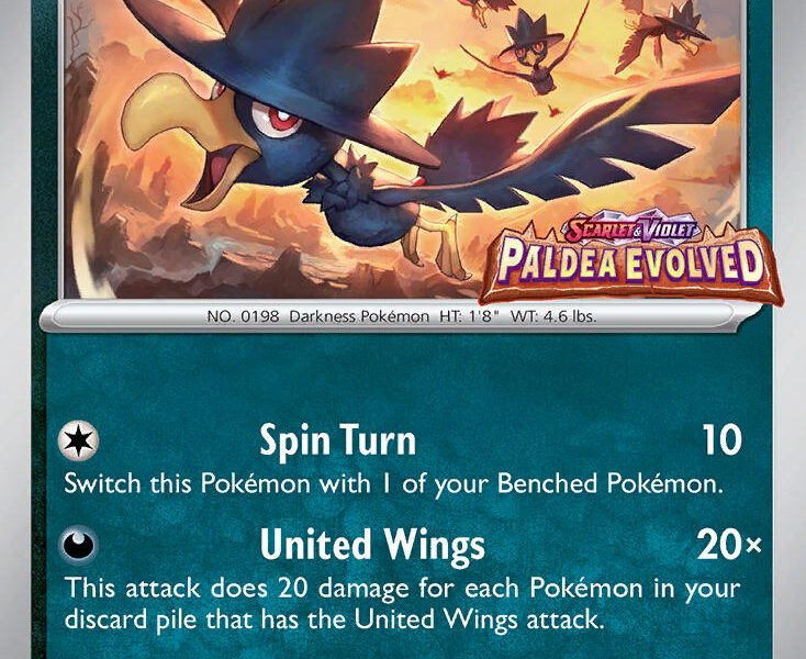 Murkrow Pokemon Kaart