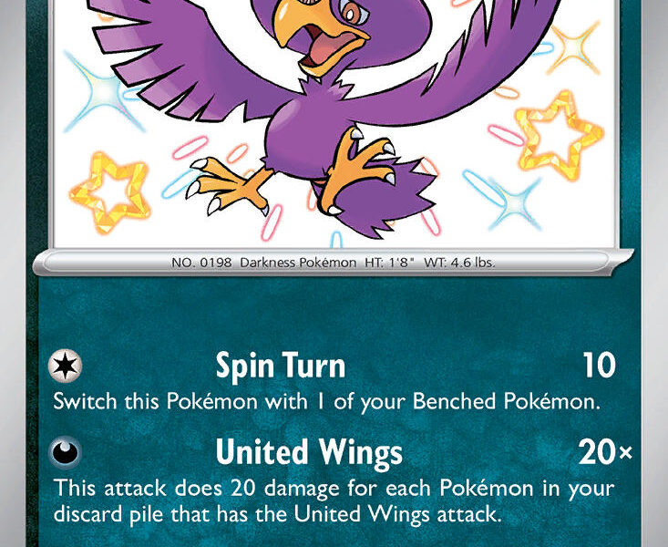 Murkrow Pokemon Kaart