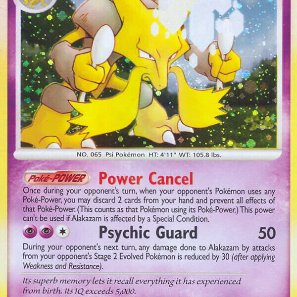 Alakazam Pokemon Kaart