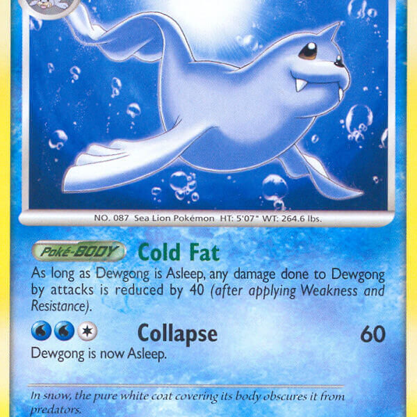 Dewgong Pokemon Kaart