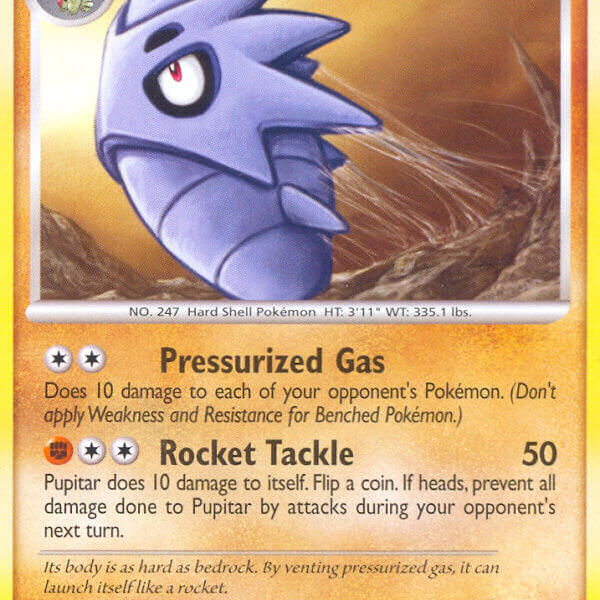 Pupitar Pokemon Kaart
