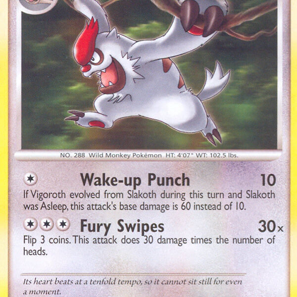 Vigoroth Pokemon Kaart