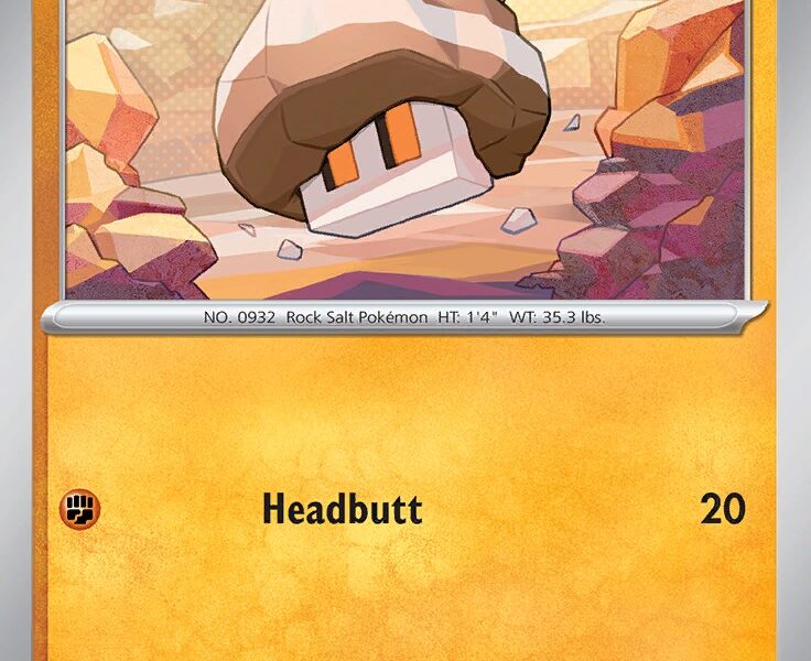 Nacli Pokemon Kaart