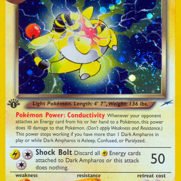 Dark Ampharos Pokemon Kaart