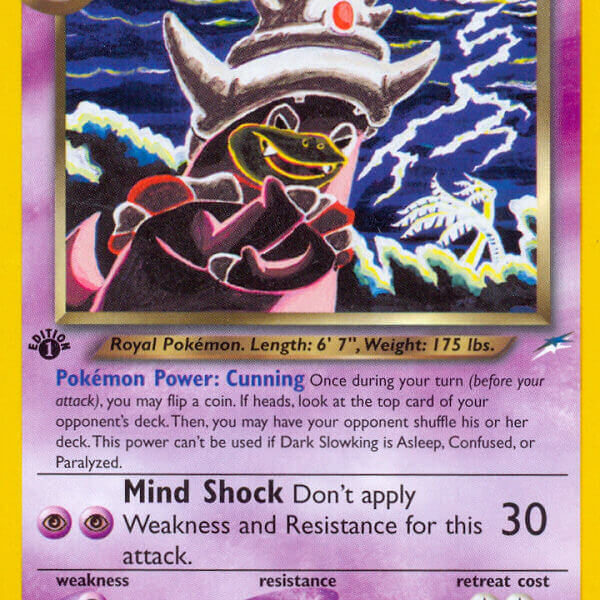 Dark Slowking Pokemon Kaart