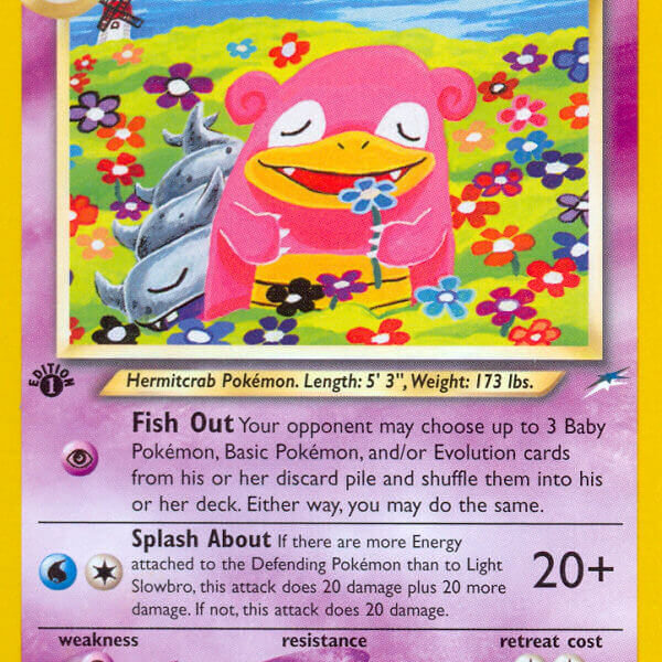 Light Slowbro Pokemon Kaart