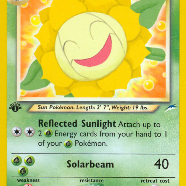 Light Sunflora Pokemon Kaart