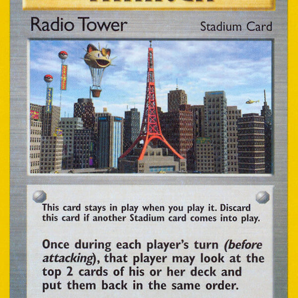 Radio Tower Pokemon Kaart