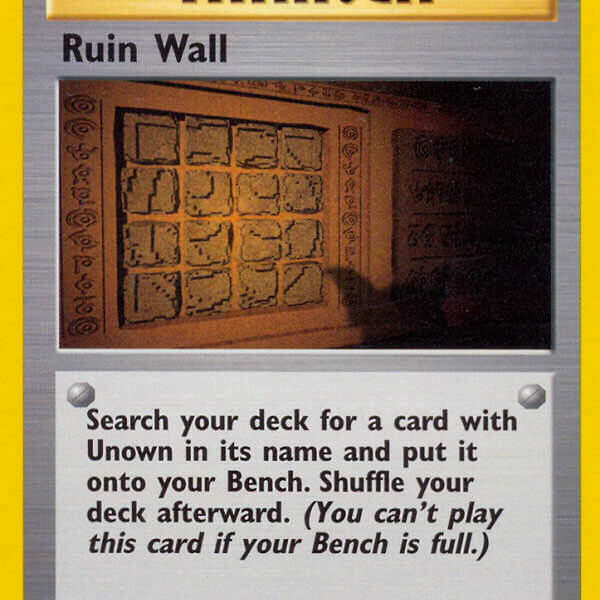 Ruin Wall Pokemon Kaart