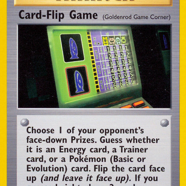 Card-Flip Game Pokemon Kaart