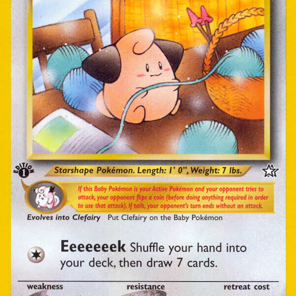 Cleffa Pokemon Kaart